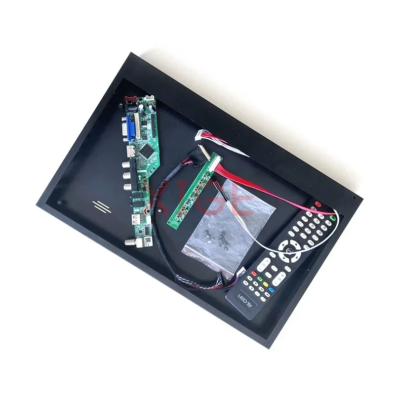 

Metal Case&Driver Controller Board For B140XW02/B140XW03 Panel LVDS 40-Pin USB+AV+HDMI+VGA TV Analog Signal 14" 1366*768 DIY Kit