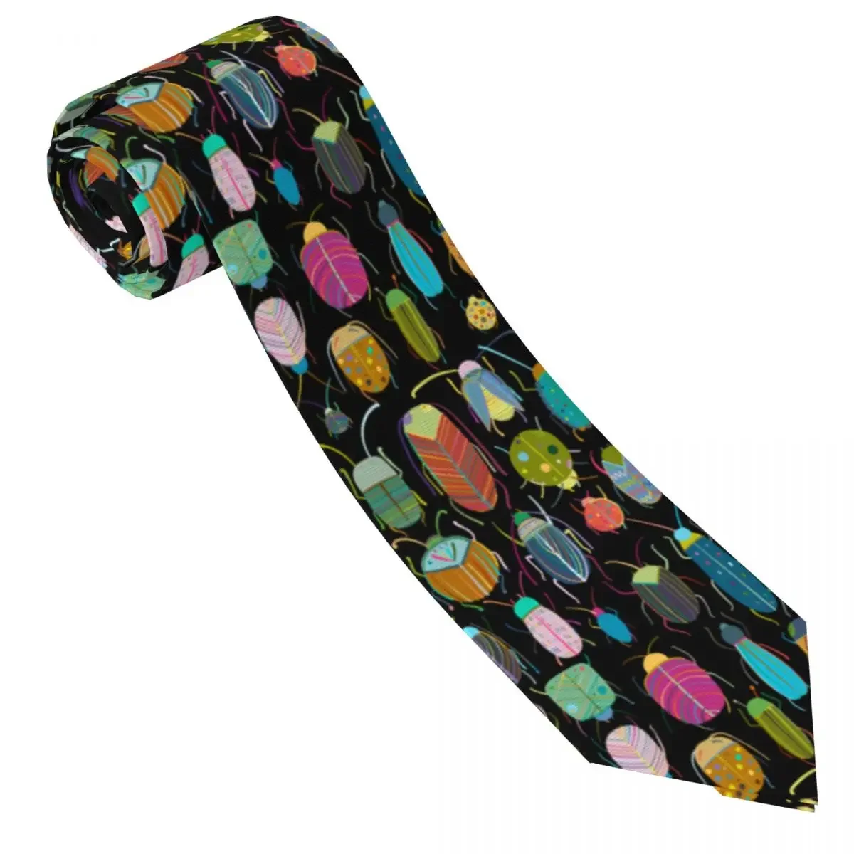 Classic Tie Men Neckties for Wedding Party Business Adult Neck  Casual Funny Beetles 