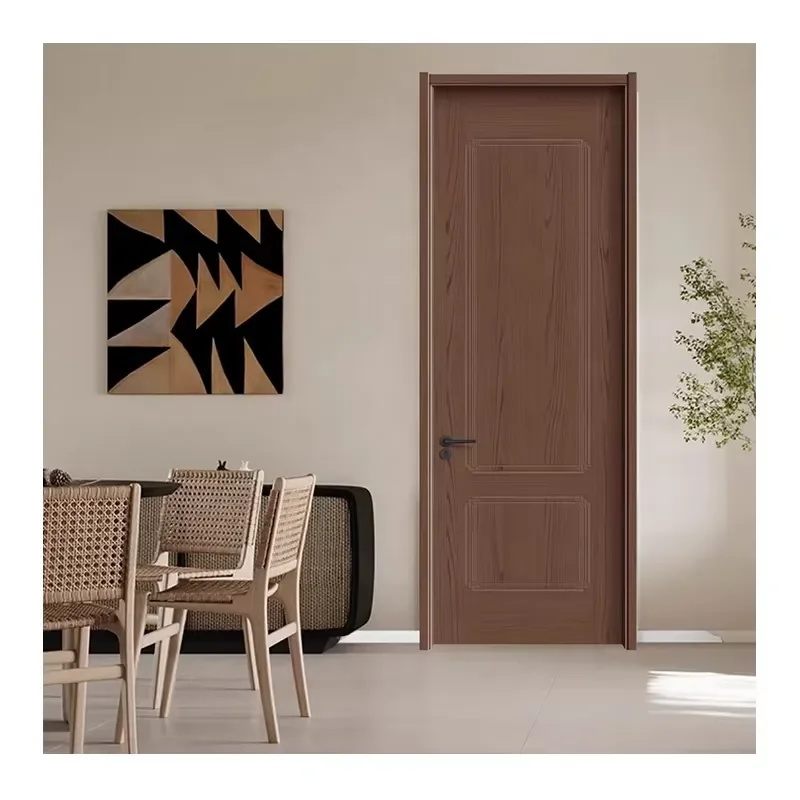 Apartment Wood Veneer Clean Room 96 Inch Prehung Interior Door Signage Handle Set Indoor Door