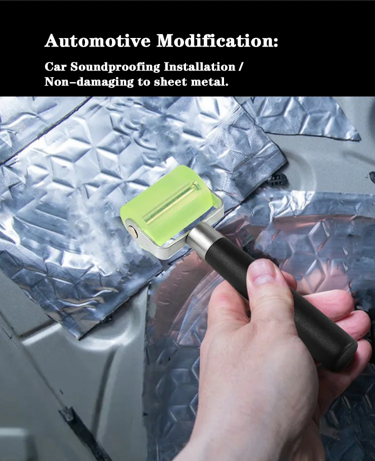 

Инструмент для нанесения шумопоглощающей пены: ролик для устранения шума, аксессуар для автомобиля, резиновый валик для шумоизоляции