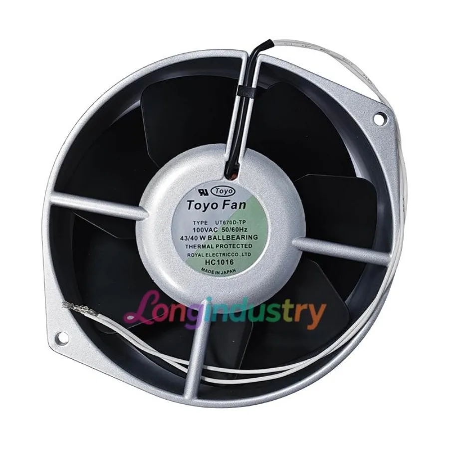 

1 Pc. New for UT670D-TP Cooling Fan 100VAC 43/40W 172*150*55MM 2Pin