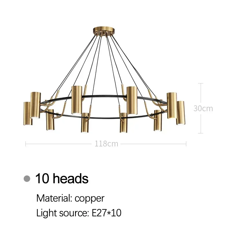 SANDYHA Anel Moderno Lustre Circular Spotlight Pingente Luz LED Luminária para Decoração de Arte Sala de Estar Hotel Homestay