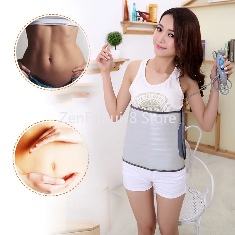 Loss fat shaping burning abdomen Far infrared Waist Trimmer Exercise Belly belt+Leg Belt Slimming Burn Fat Sauna Weight 220V