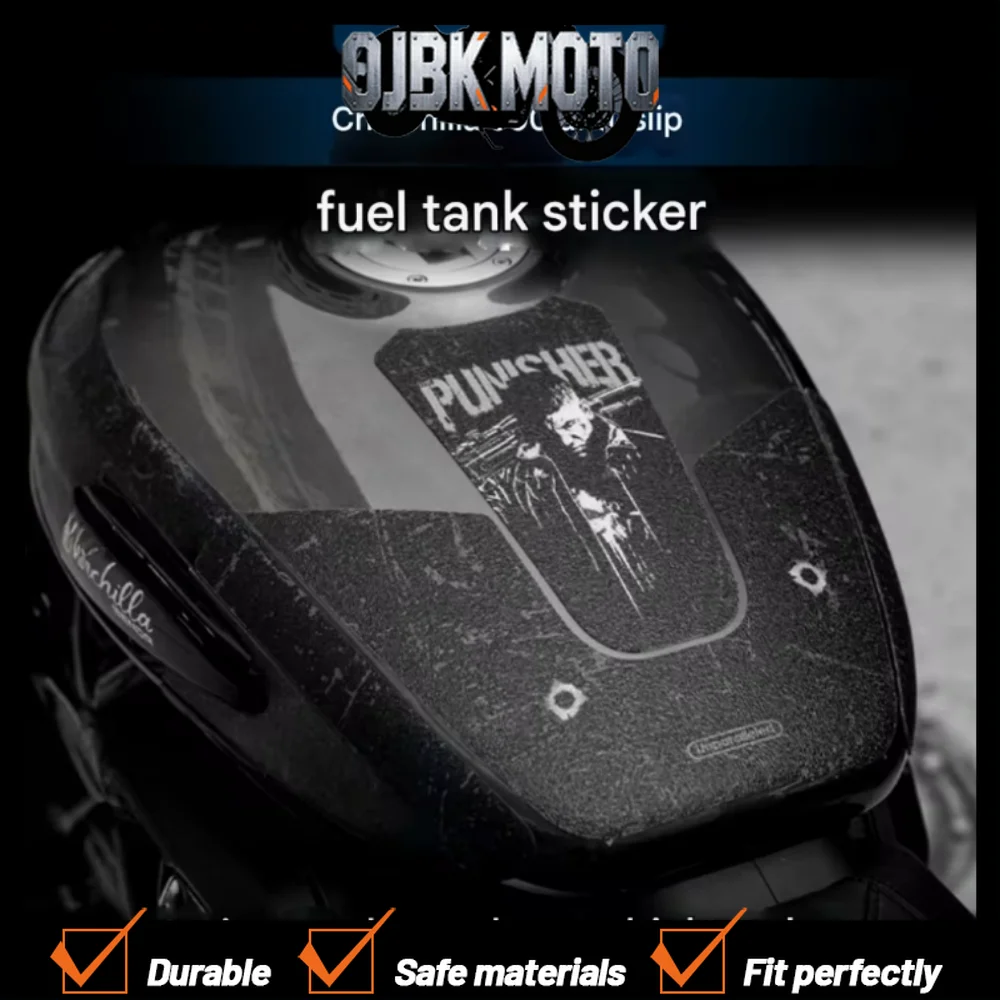 Suitable for Benda Jinjila 500 anti-skid fuel tank sticker thickened fishbone sticker protective film sticker modified accessori