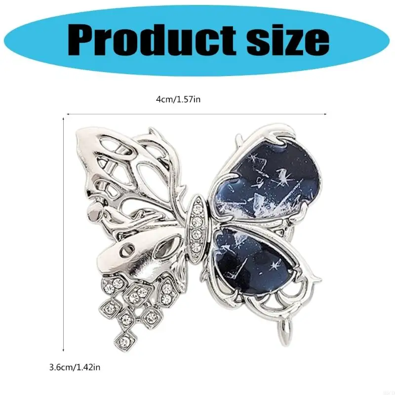 M6CD Pant Skirts Waist Tightener Extender Button Beautiful Hollows Alloys Buttons for Jeans Tightening