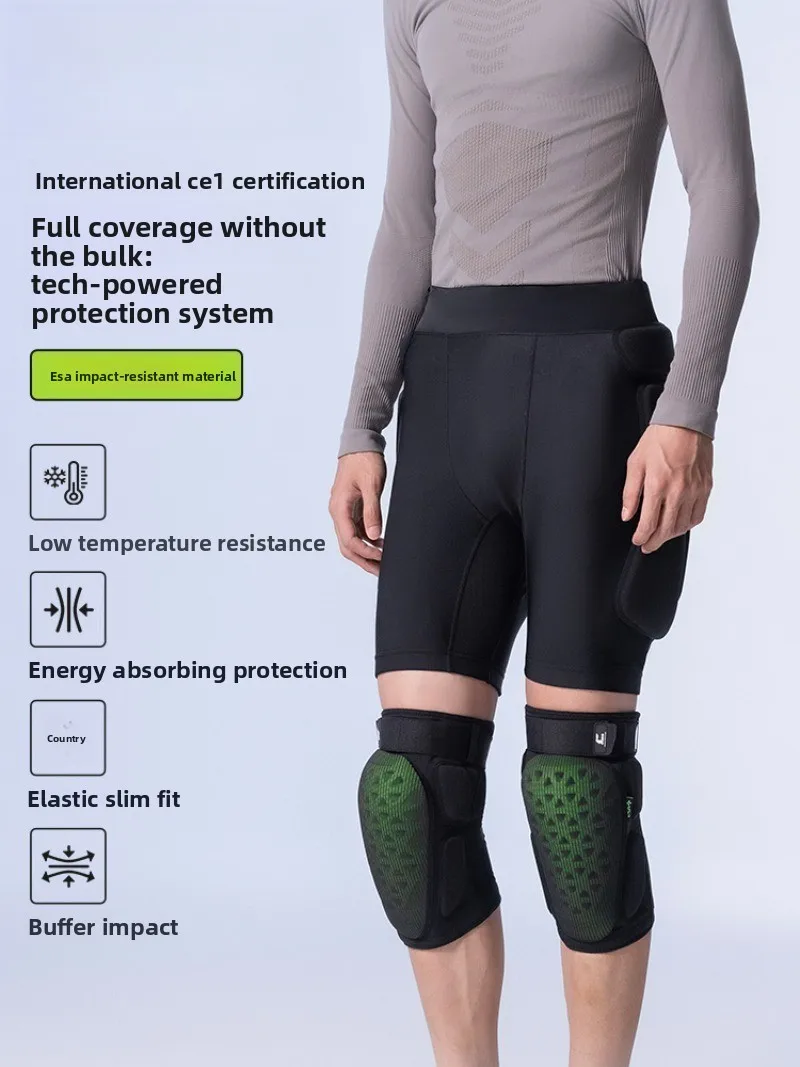 

Лыжные набедренные накладки, наколенники, профессиональное защитное снаряжение ESA, броня, брюки с защитой от падения, накладки для пердежа, полный комплект снаряжения для мужчин