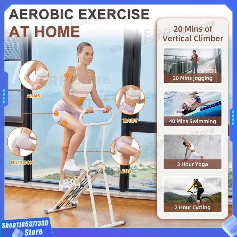 Vertical Climber Machine Home Gym Fitness Equipment Cardio Workout Stepper Ladder for Weight Loss Exercise Training Tool Home 3