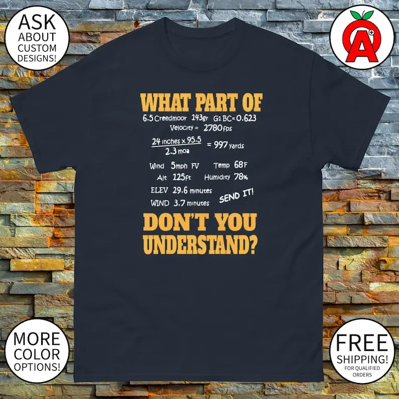 Patriotic Gun Enthusiast T-Shirt - Ballistics Understanding - Unisex