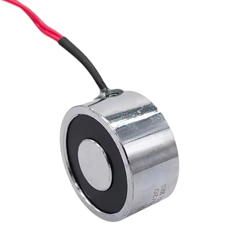 24V Cylinder Electric Magnet P40/20 Lifting 30Kg 300N Electro Magnet 12V Solenoid Electromagnet 5V 6V