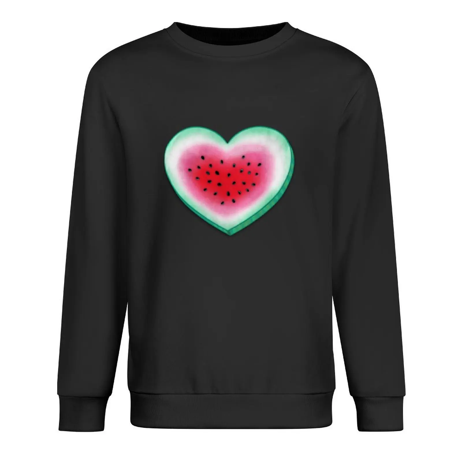 Summer Love - بلوفر على شكل قلب البطيخ ملابس شتوية معطف رجالي ملابس رياضية ملابس أنيمي بلوزات بقلنسوة