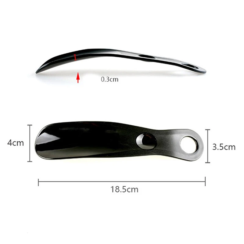 1 Stück Professioneller Schuhlöffel aus Kunststoff, Löffelförmiger Schuhlöffel, Schuhheber-Werkzeug, Flexibel, Robust, Hilfsmittel für bequemes Anziehen von Schuhen – Detail 6