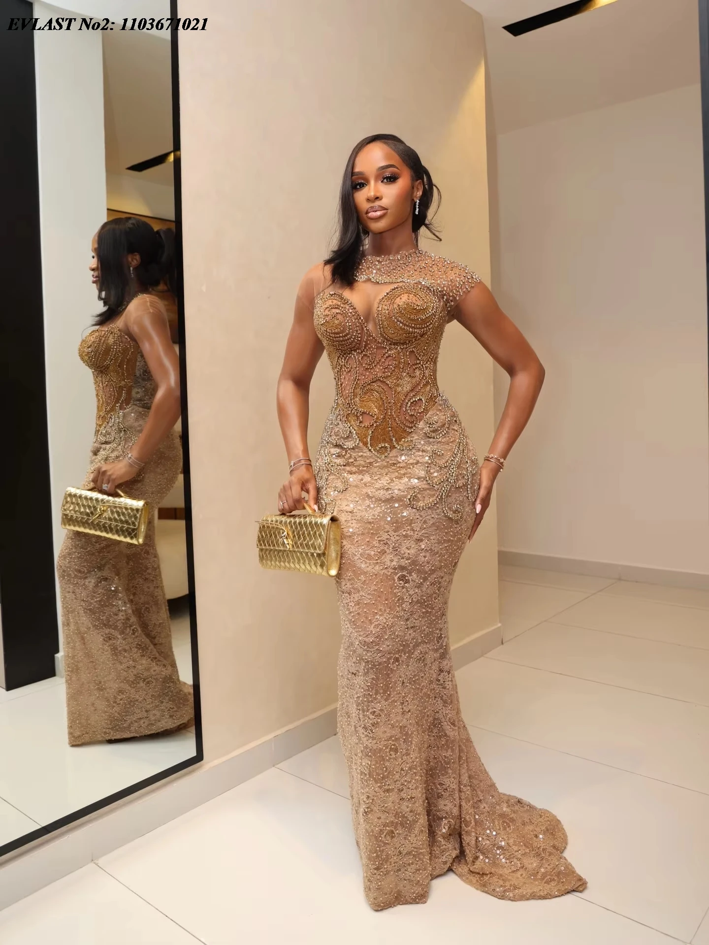 EVLAST Customized Aso Ebi Bead - Embroidery Glass Beads 评论和价格