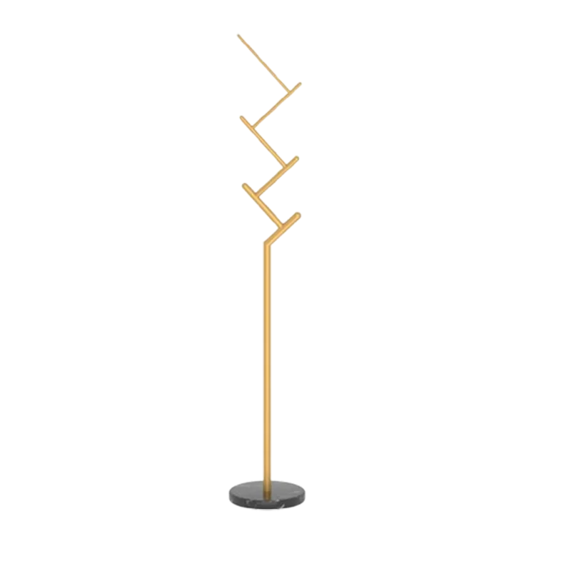 

Floor Golden Clothing Rack Room European Wrought Iron Marble Hotel Bedroom Clothing Rack Household Estendal Roupa Furniture