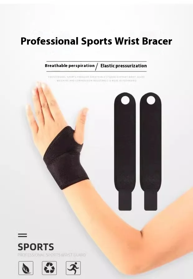 Sport-Handgelenkstütze – atmungsaktive Unterstützung für Fitnessstudio, Volleyball, Basketball – Linderung von Handgelenkschmerzen, Verstauchungen und Sehnenentzündungen – Männer/Frauen – Detail 4