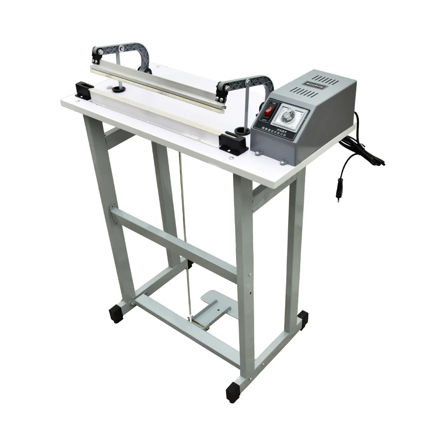 400 واط 3 مللي متر العرض 40 سنتيمتر طول دواسة القدم السدادة آلة الغذاء حزمة البلاستيك الكهربائية سريع الحرارة ختم آلة 220 فولت F-400