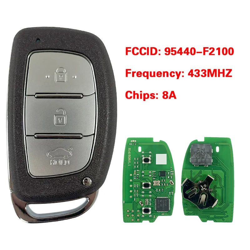 Cn020149 95440-f2100 für hyundai elantra 2012-2015 Aftermarket Smart Key Remote 3 Tasten 2017 MHz dst128 Transponder