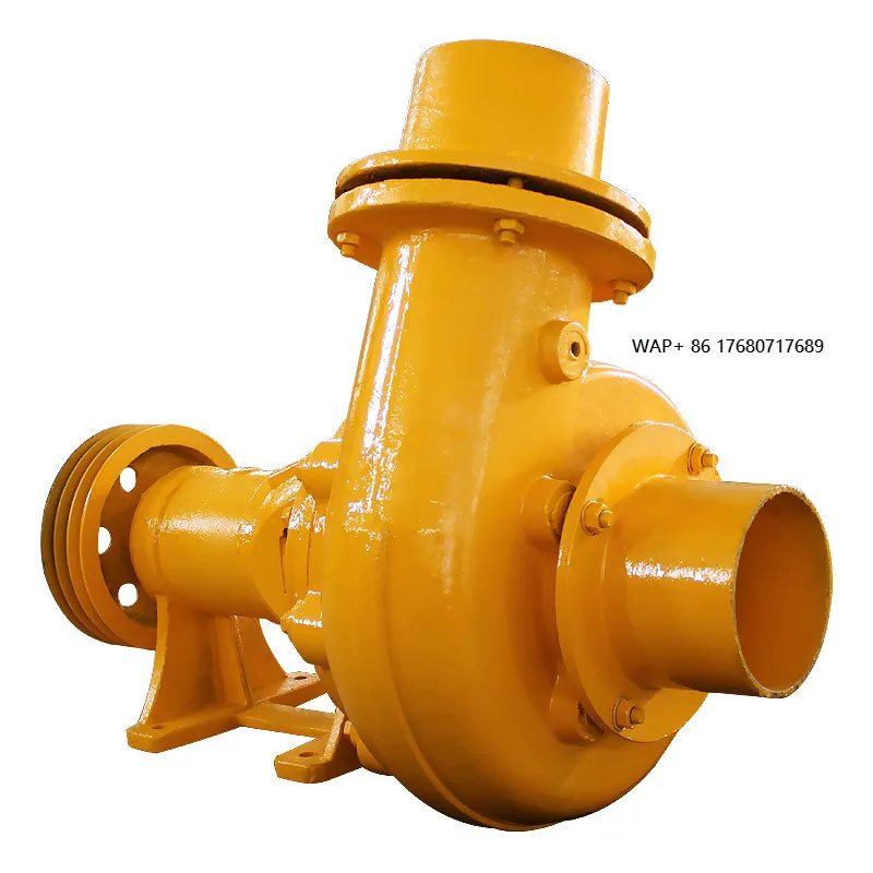 China Marine Horizontal  Engine Sand Suction Pump Large Flow Pond Dredging Wear Resistant Small Mud Pump