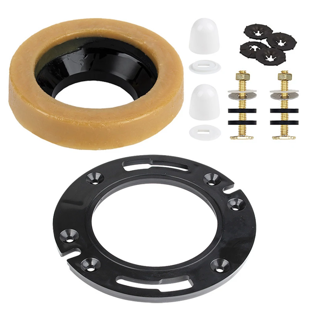 Wax For ring along with toilet flange fixing screws made of ABS carbon steel ensuFor ring strong and leak for proof toilet