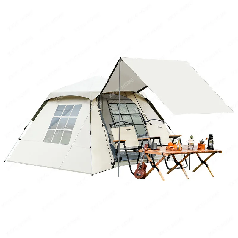 

Tent Windproof and Rainproof Automatic Quickly Open Heightened Sunshade Portable Camping Tent