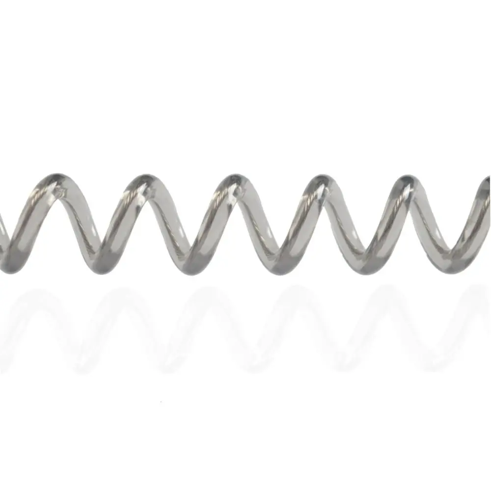 الملحقات الآمنة الأمن مطاطا مكافحة خسر التخييم في الهواء الطلق أسلاك الفولاذ تسلق حلقة تسلق الربيع حبل الصيد سلسلة الحبل #4