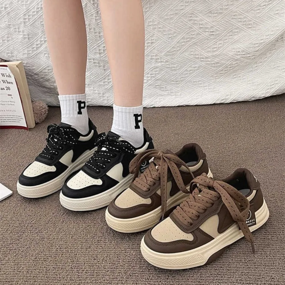 Fashion Casual Platform Sneakers for Women New Designer Students Sports Board Shoes Female Spring Autumn Zapatos De Mujer