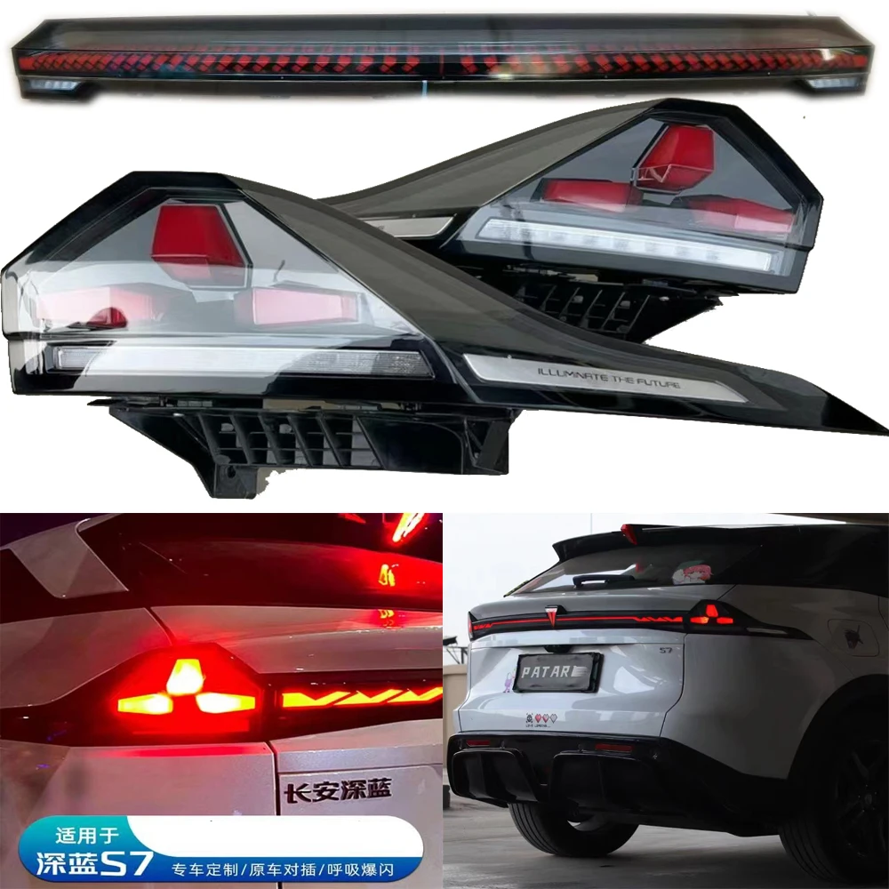 1pcs car accessories bumper tail light ChangAn S7 taillight Reflector chang an fog Taillamp Chang An fog lamp