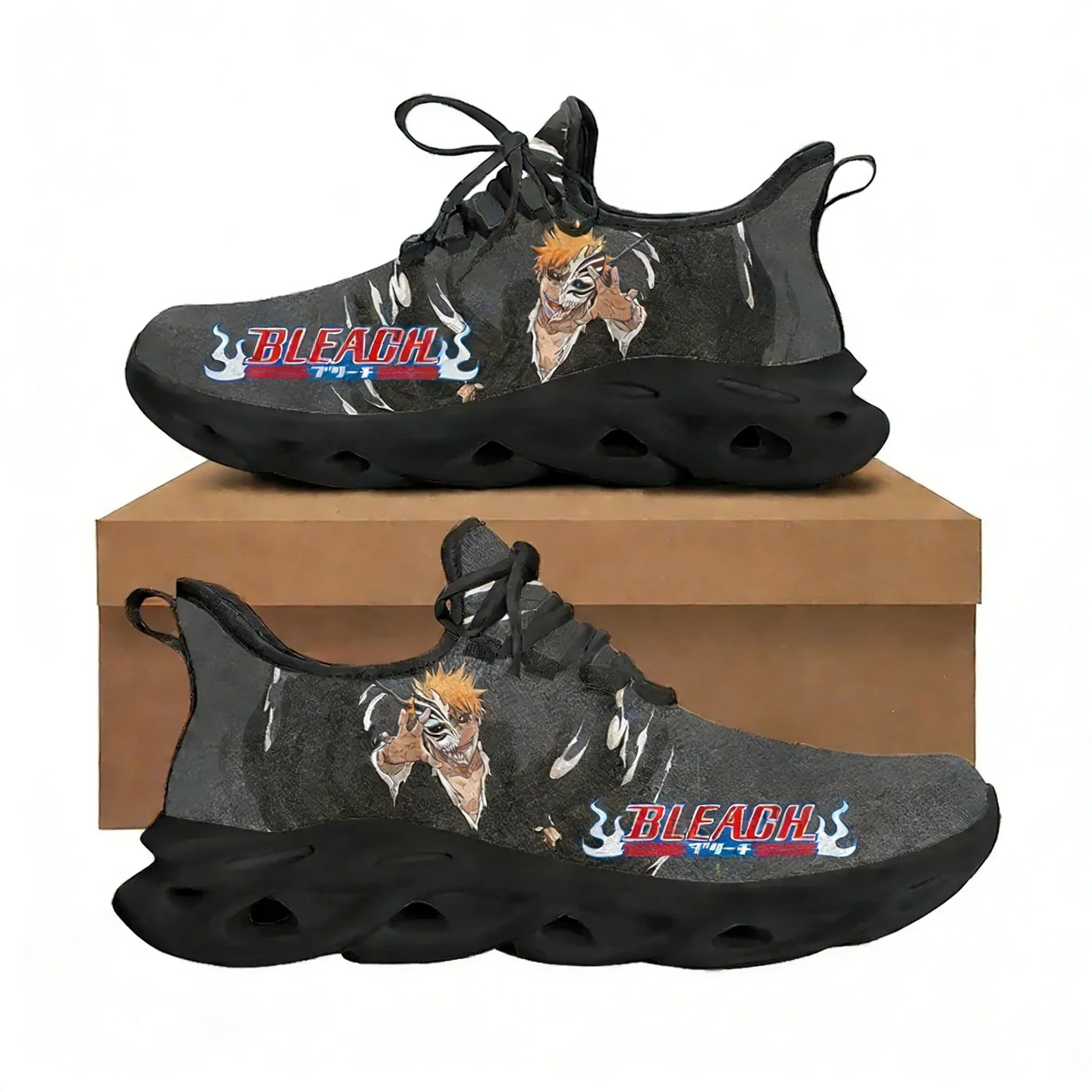 

B-BLEACH Flats Sneakers Mens Womens Teenager Sports Running Shoes High Quality Cowboy Custom Lace Up Mesh Footwear