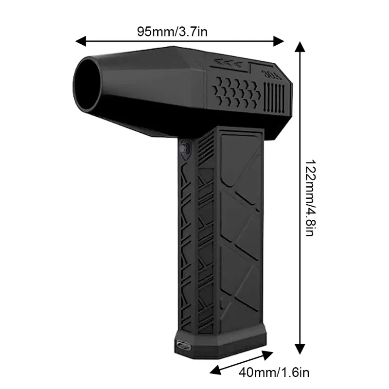 

Electric air dust collector, compressed air dust collector, adjustable speed, turbo fan, built-in rechargeable battery