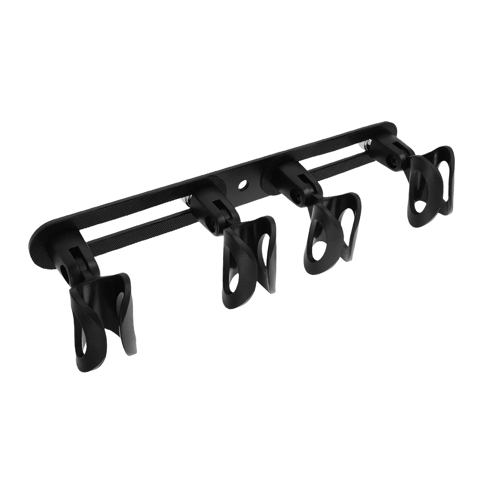 1Set Desktop Mic Stand Clamp Aluminum Microphone Pole Bracket Supports Up to 4 Mics Flexible Angle Height Adjustment Conference