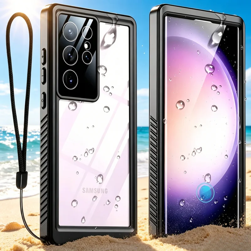 IP68 Waterproof Case for Samsung Galaxy S26 S25 S24 S23 S22 Ultra, Shellbox Protective Cover for Outdoor Sports Diving