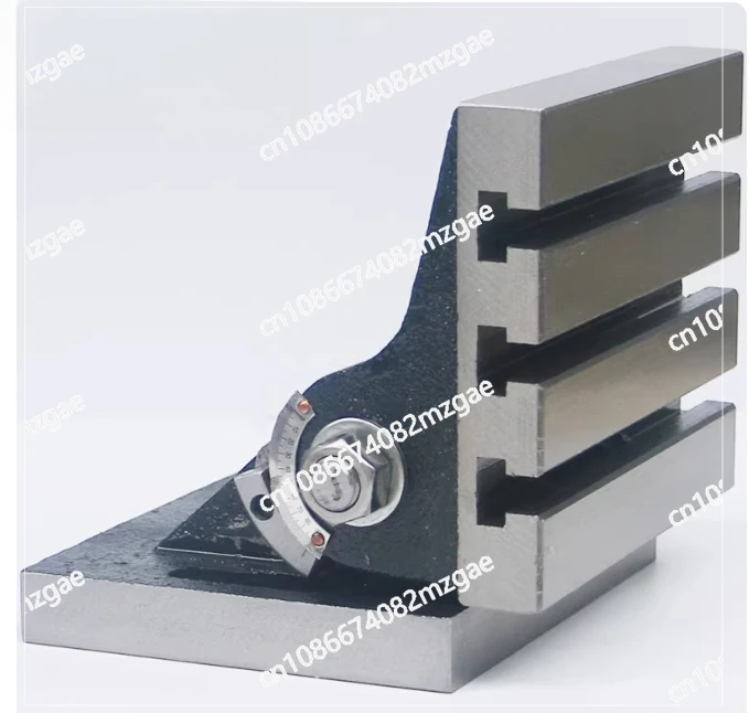 Vertical Adjustable Angle Tilt Rotation 90 Degree Table Milling Machine Drilling Machine Processing Angle Precision 6inch