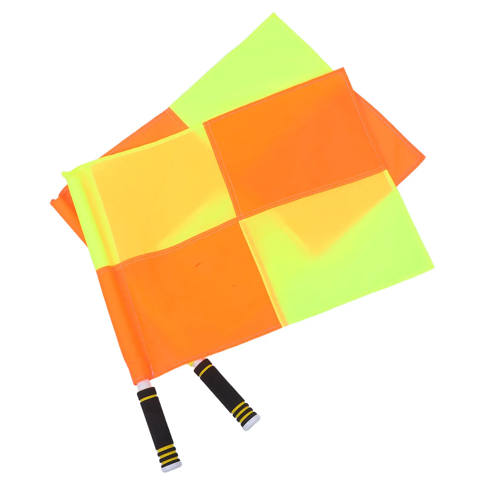 2Pcs Referee Football Soccer Flags Sponge Handle Bright Colors Match Signal Flags Sports Referee Equipment Track Athletics view 6