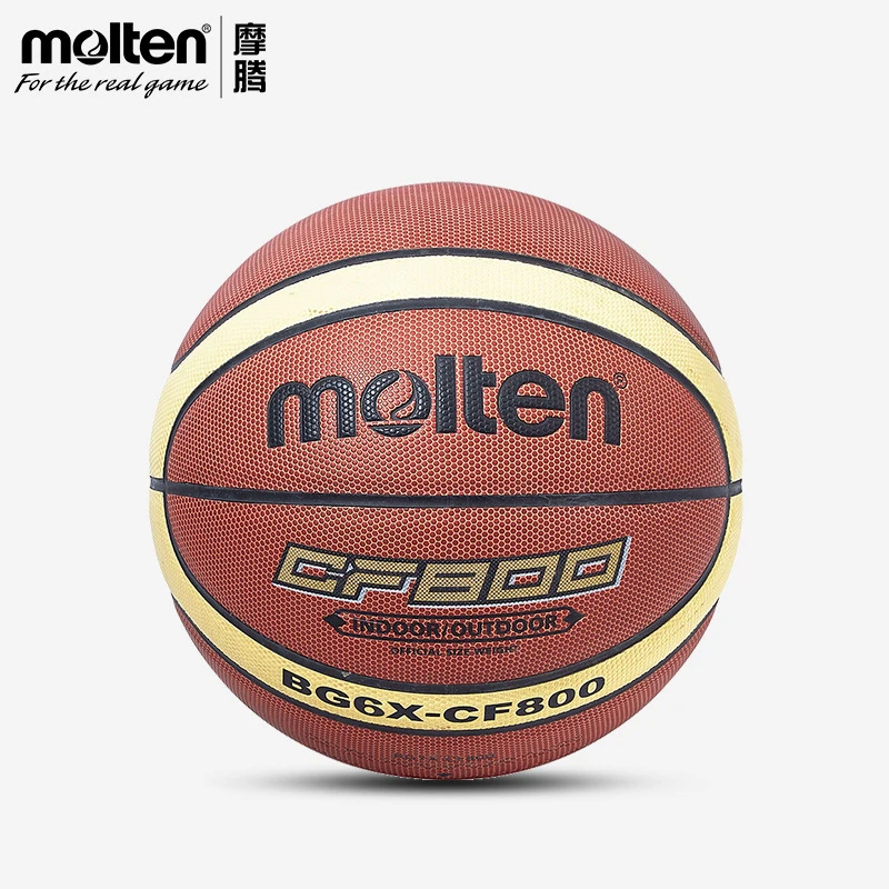 Molten CF800 Basketball Ball Official Size 7/6/5 PU Leather Outdoor Indoor Match Training Men Women Children Baloncesto