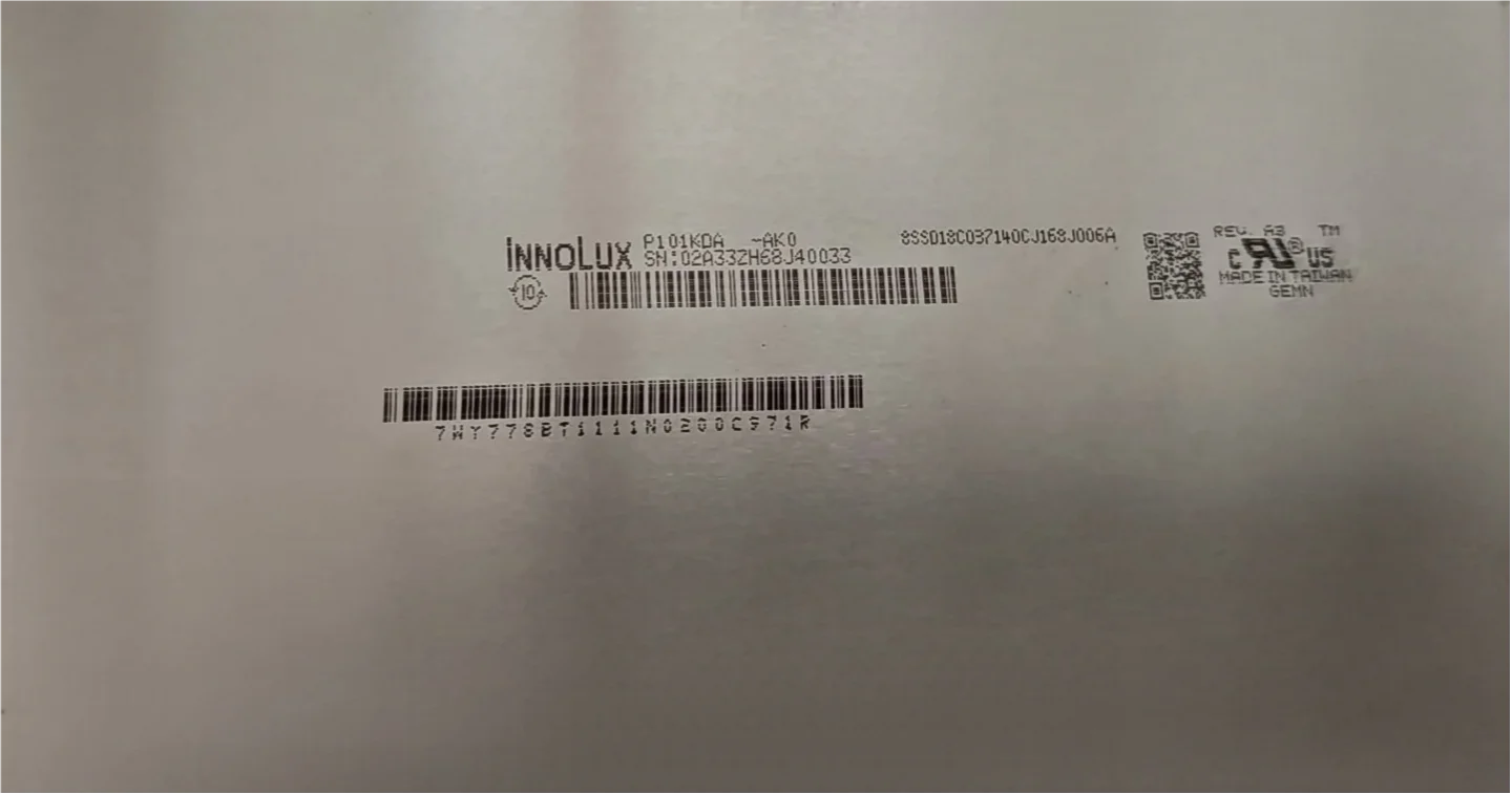 Original INNOLUX P101KDA-AK0 10.1