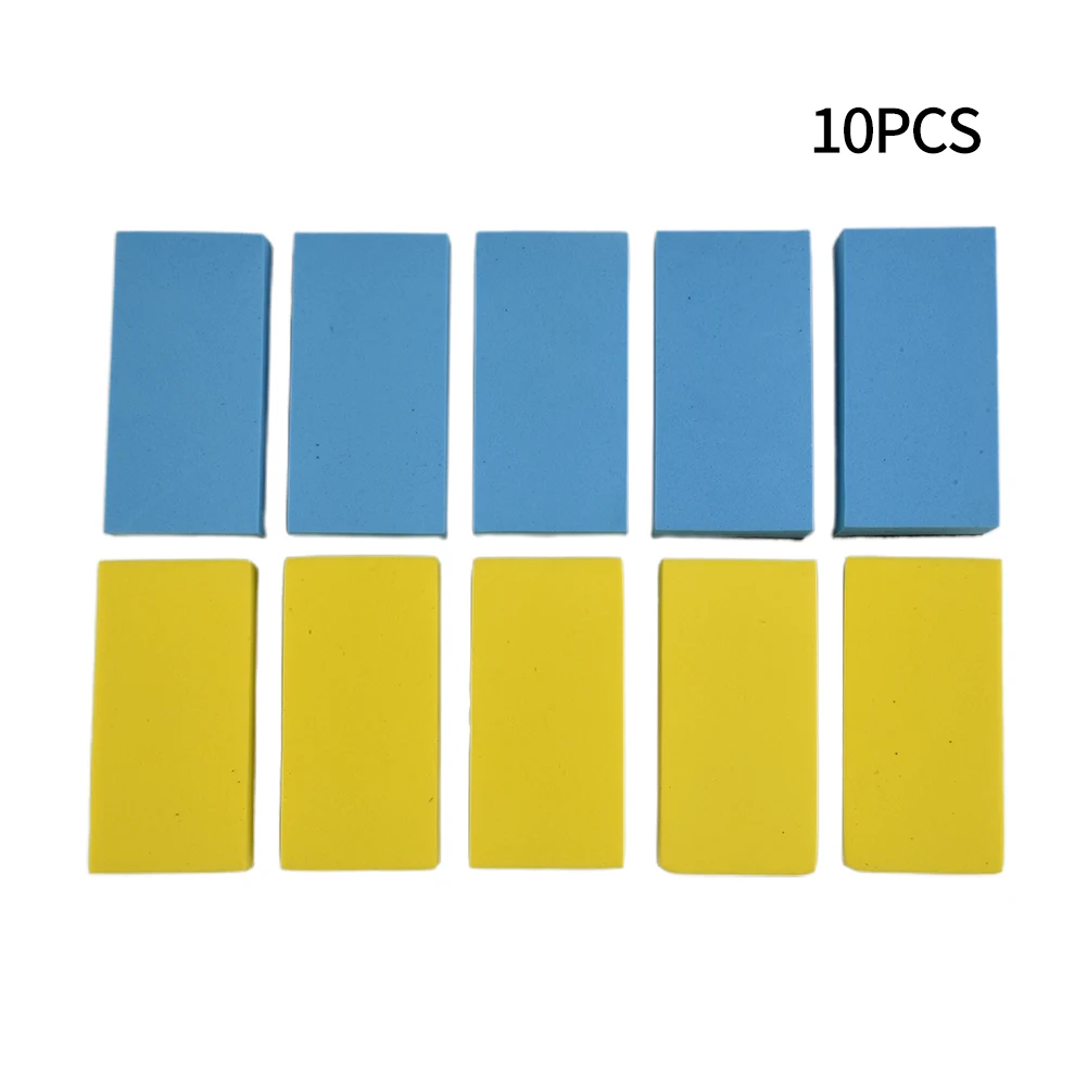 Gąbka polerska do pielęgnacji samochodów i detali Gąbka polerska 10 szt. Akcesoria Czarna gąbka wymienna do szkła