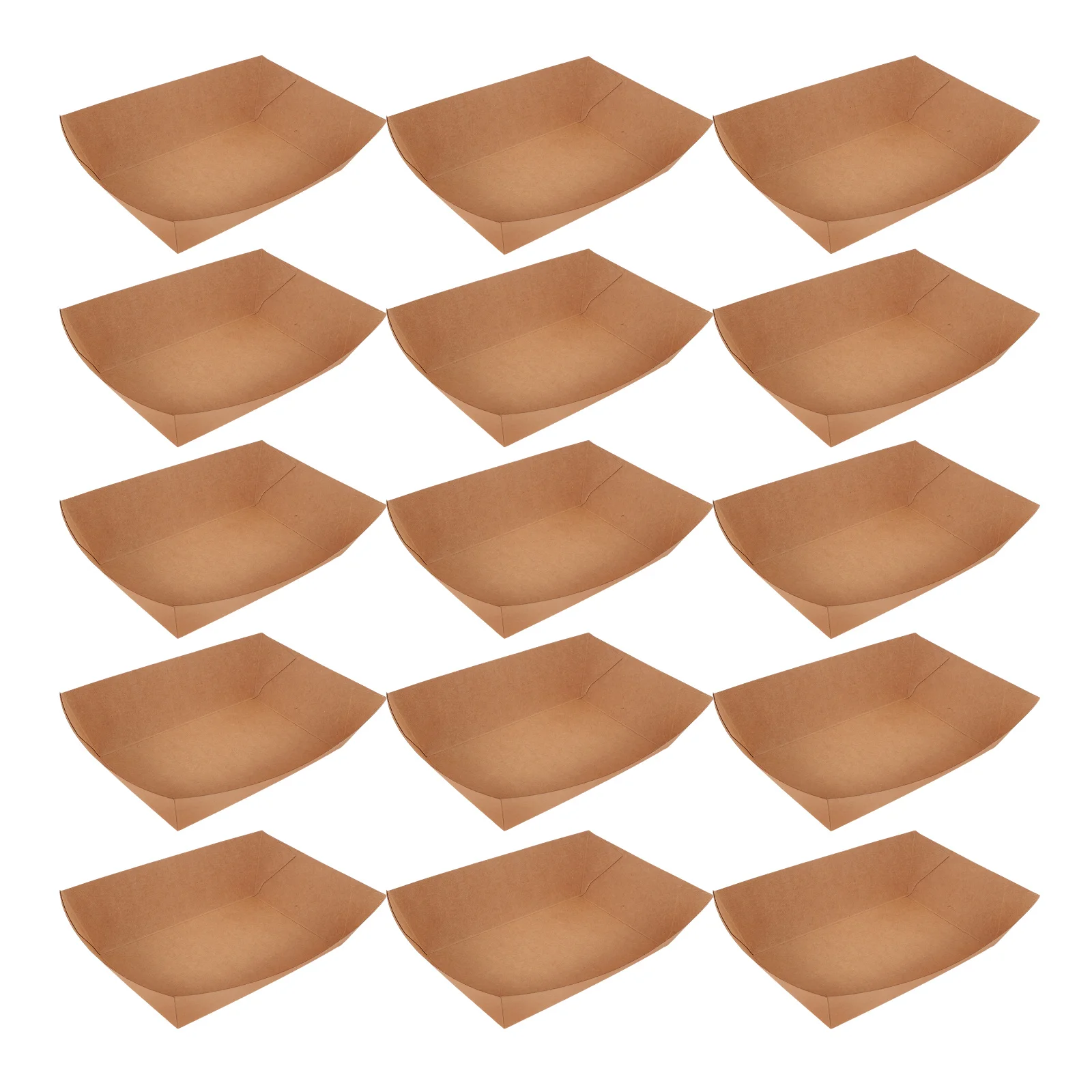 

100pcs Paper Boat Boxes Hot Dog Large Size Halloween Party Disposable Trays Reinforced Bottom Non Folding Kitchen Bar Supplies