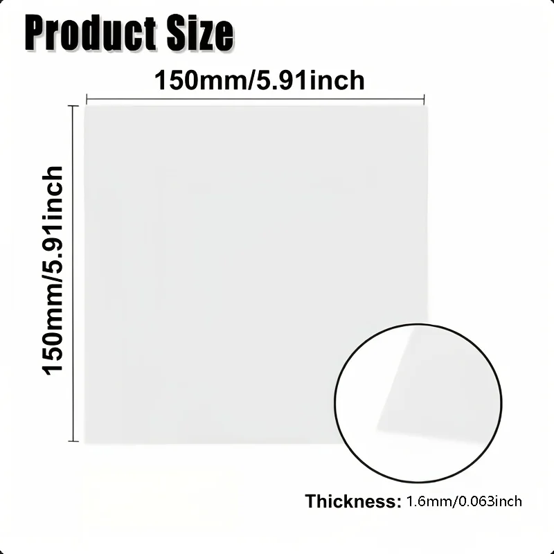 Clear Cast Acrylic Sheet 3mm A4 A3 100-400mm Transparent PMMA Plexiglass Board For Laser Cutting DIY Craft Display Sign Custom