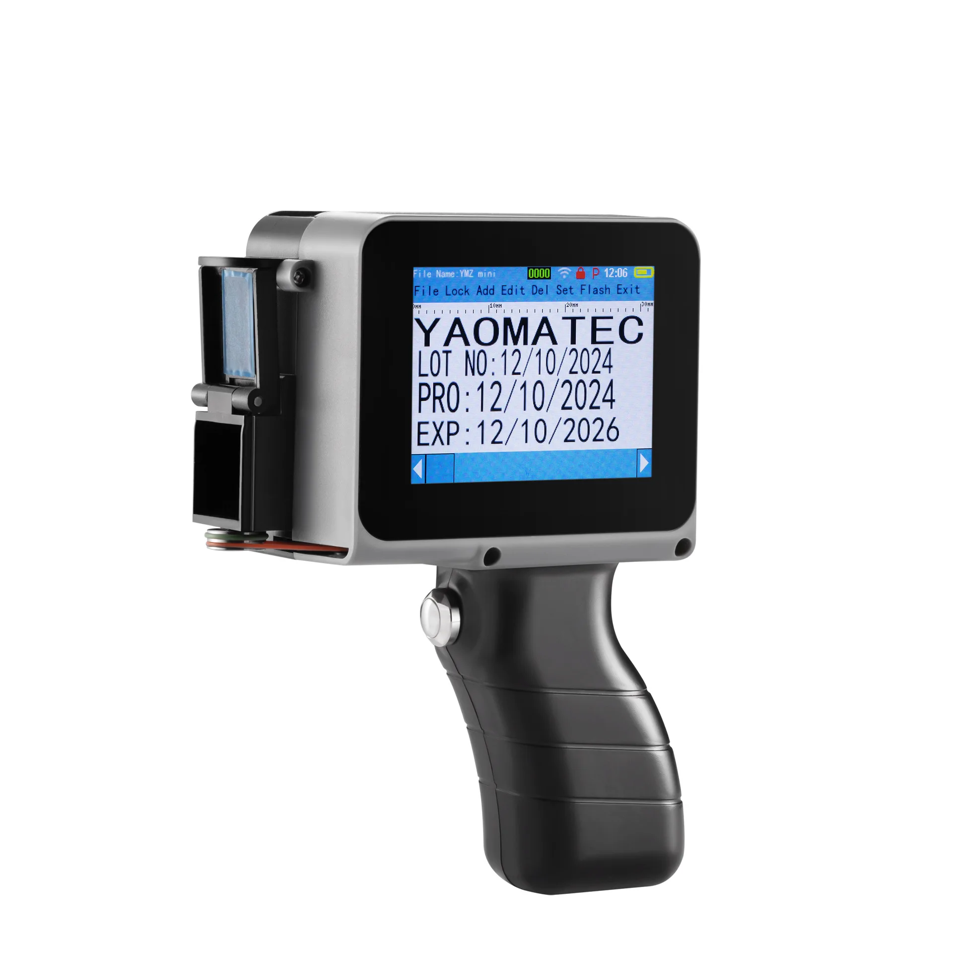 

Small mini handheld can concave and convex packaging bag production date printer inkjet printer