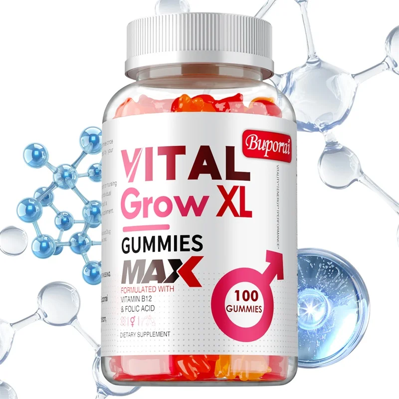 

Vital Grow XL Male Gummies - Improve Endurance, Athletic Performance, Promote Muscle Growth and Recovery, and Relieve Fatigue