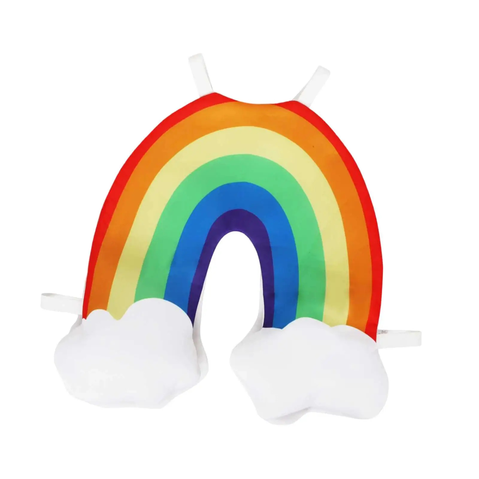 Polyester Children Stage Costume Colorful Rainbow Cosplay Role Play Suit for Themed Festivals Holidays Party Events