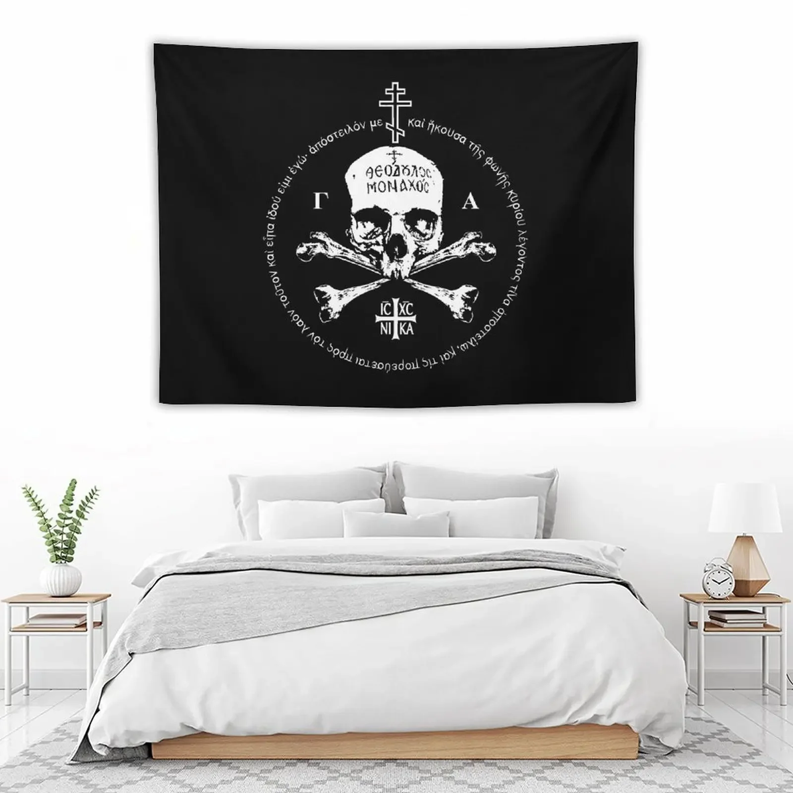 Eastern Orthodox Skull Tapestry Room Decor Bed Room Decoration Tapestry