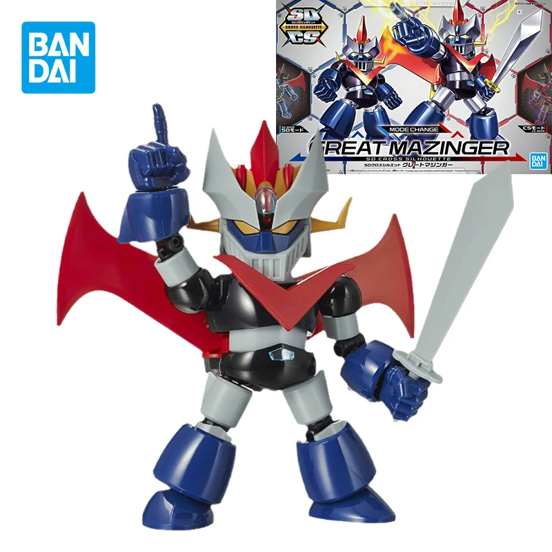 

Фигурка аниме Bandai Mazinger Z, оригинальная подвижная аниме экшн-фигурка SDCS, подарки для детей, версия Q