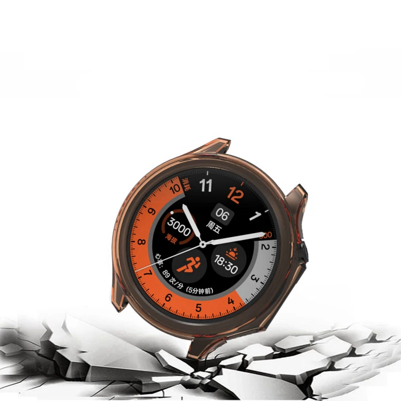 Transparante TPU Soft Edge Shell Smartwatch Frame Beschermhoes Voor Oppo Horloge X/Oneplus Horloge 2 Bumper Cover Slimme Accessoires