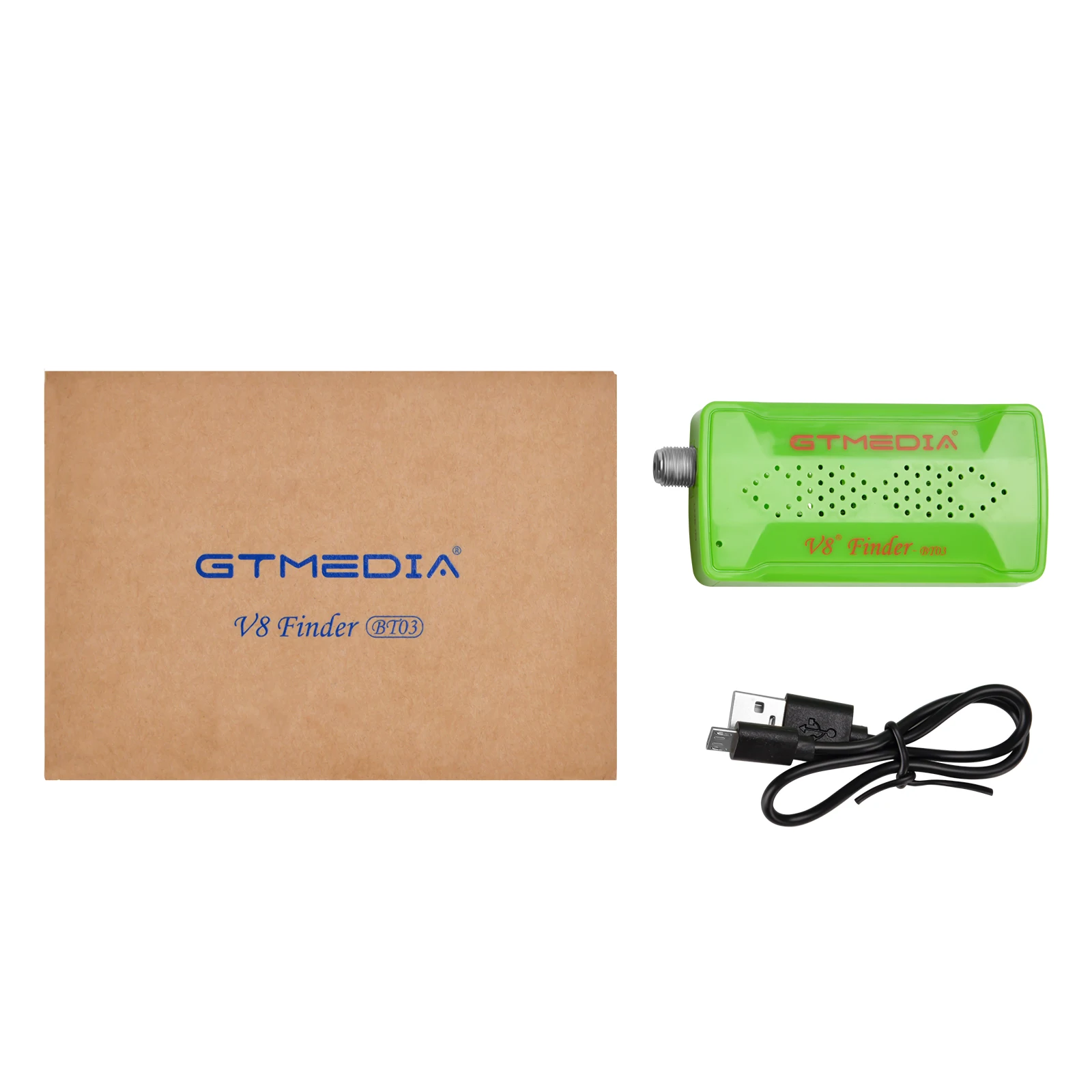 GTMEDIA V8 FinderBT03 buscador de satélite portátil DVB-S/S2 Bluetooth Satfinder receptor de satélite de señal Digital Android IOS