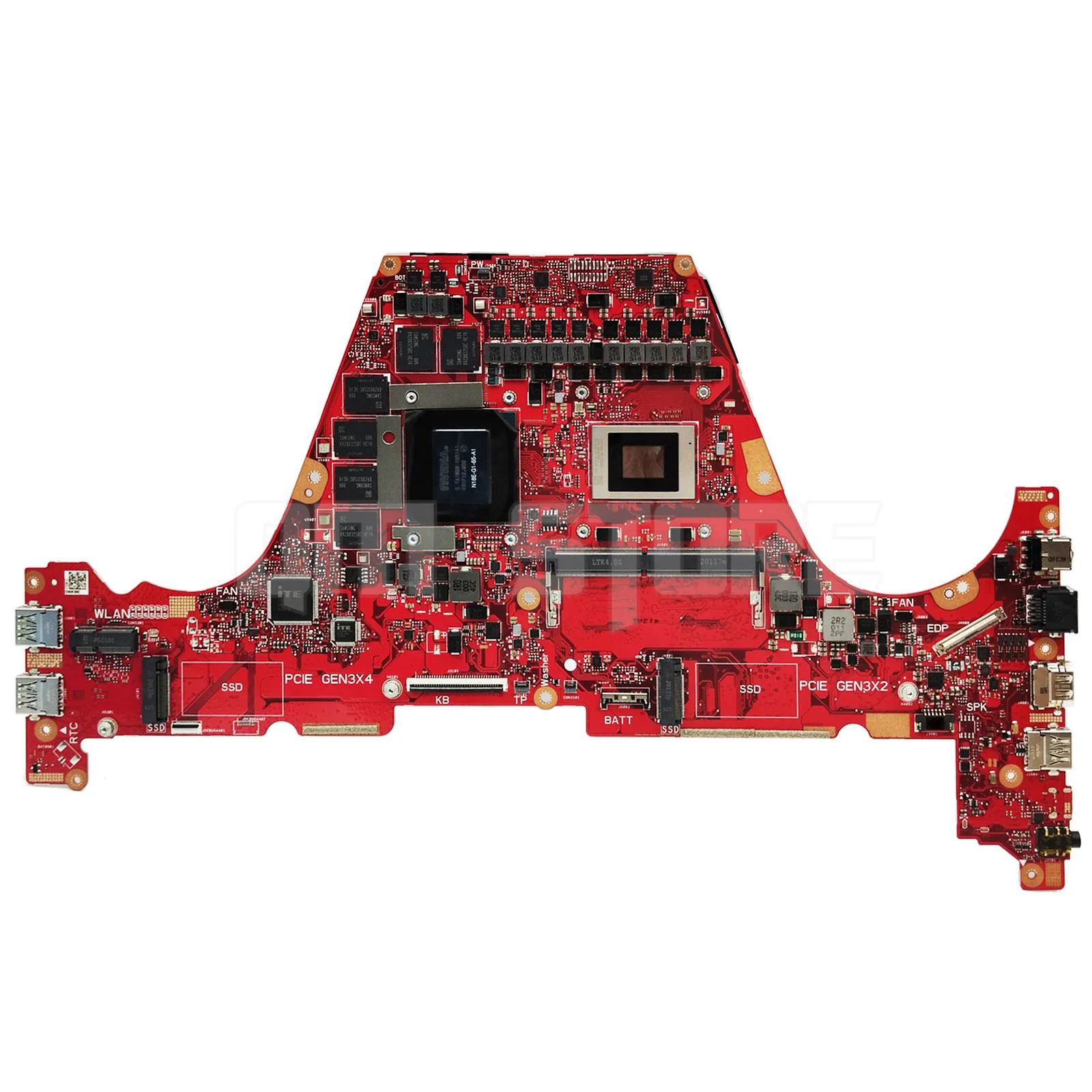 QM GA502IV GA502IU Mainboard R5 R7 R9 AMD CPU For ASUS GA502 GA502DU GA502I Laptop Motherboard GTX1660Ti/V6G RTX2060/6G RAM/8GB