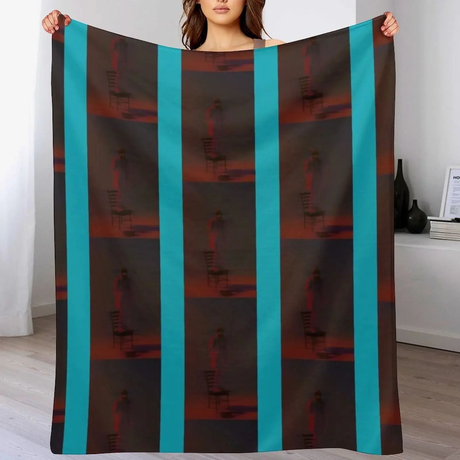 

boywithuke standing on chair Throw Blanket All Weather Soft Throw Blanket for Sofa
