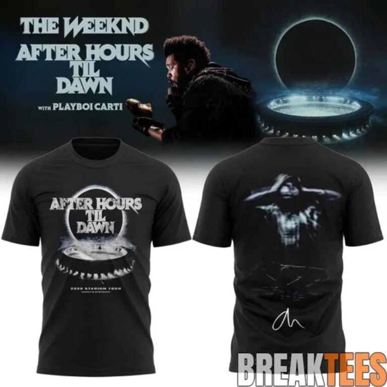 2026 The Weekend World Tour Summer Men's and Women's Pure Cotton T-shirt Comfortable, Breathable, High Quality Ins Y2k