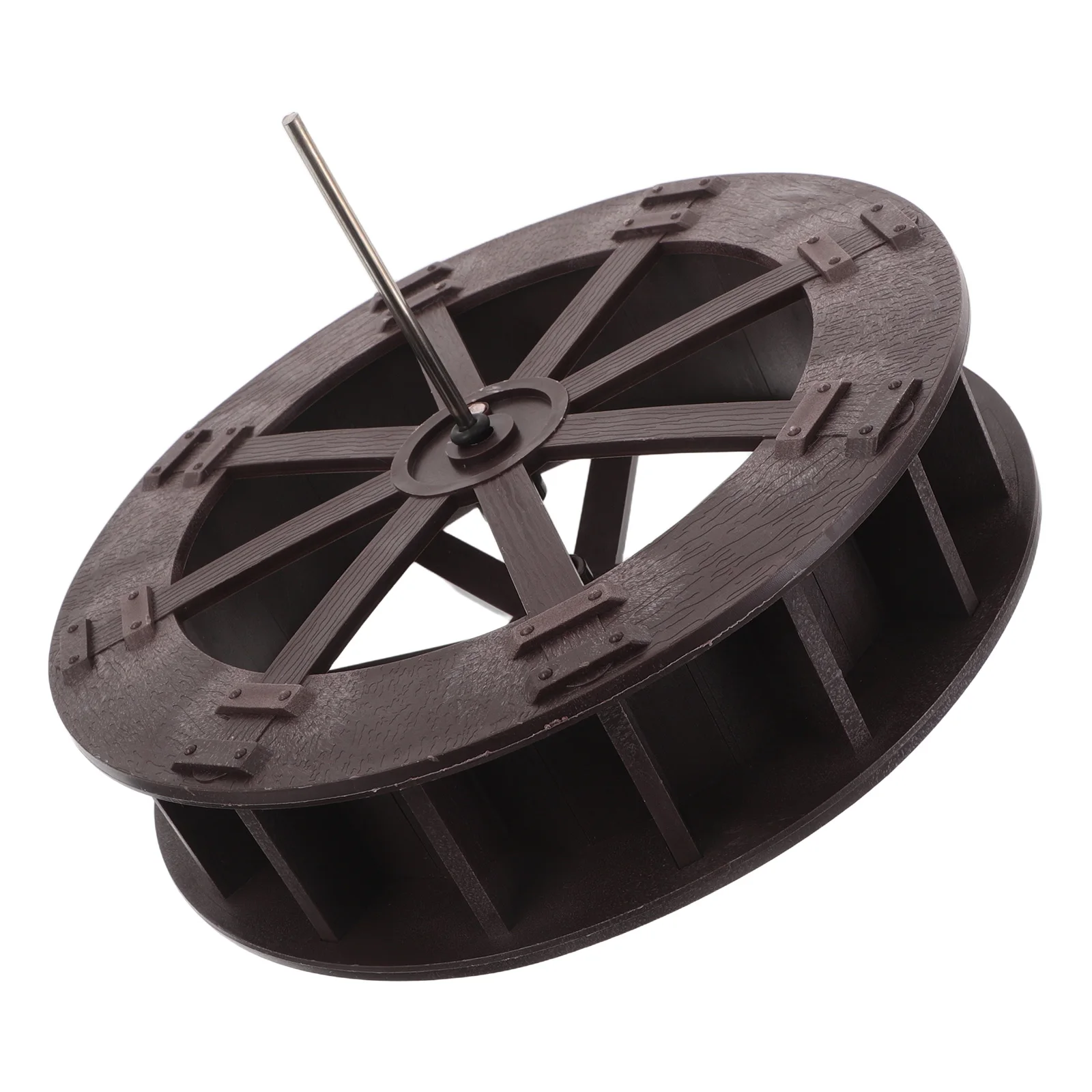 22cm Fountain Water Wheel DIY Wide Water Wheel Rotatable Waterwheel Sculpture Table Fountain Accessory For Fish Tank Bonsai - Image 3