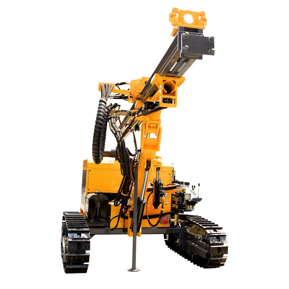 DTH Drilling Rig Steel Tracks Customized High Speed DTH Drill Rig Rock Drill Hammer Down the Hole Drilling Rigs for Singapore
