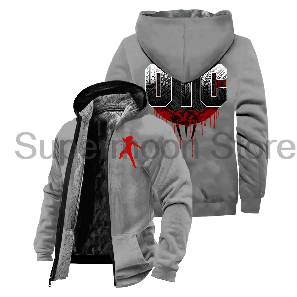 Sudadera con capucha OTC DE LOS Reigns romanos para hombre y mujer, ropa de calle de manga larga, Parkas, chaqueta de invierno